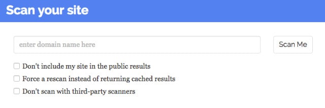 Website Security einer Website bestimmen