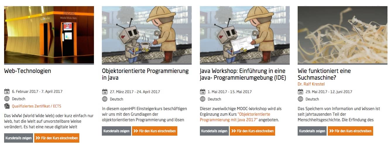 weiterbilden durch videos durch das openhpi