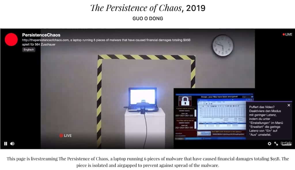 The most expensive virus slingshot in the world - The Persistence of Chaos