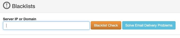 Domain Check for Blacklisting