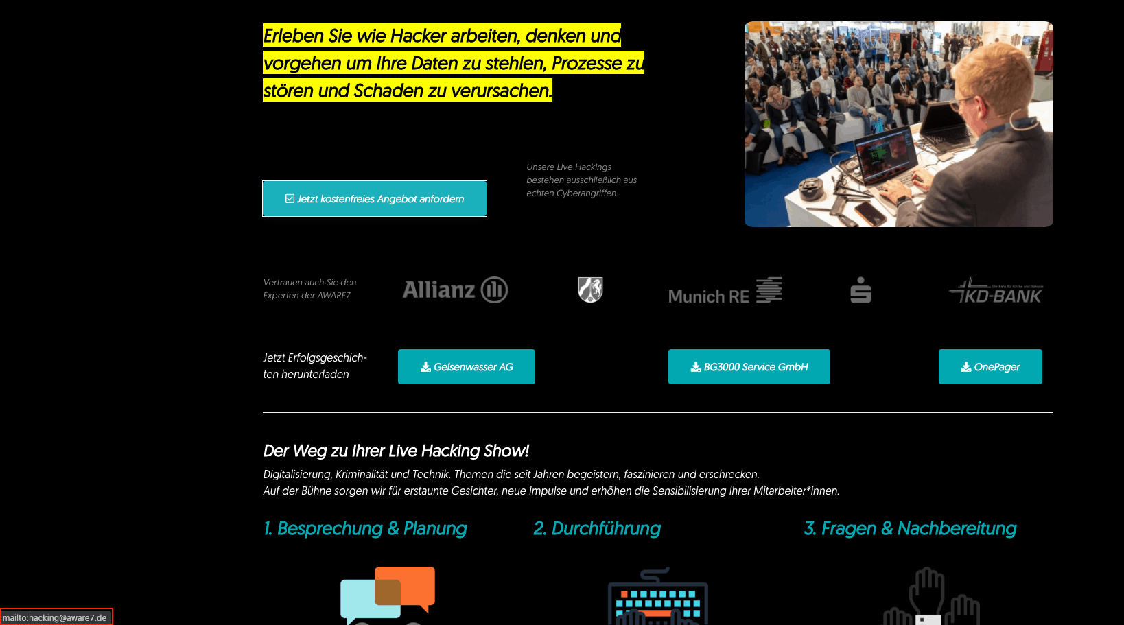 Mailto-Link LiveHacking