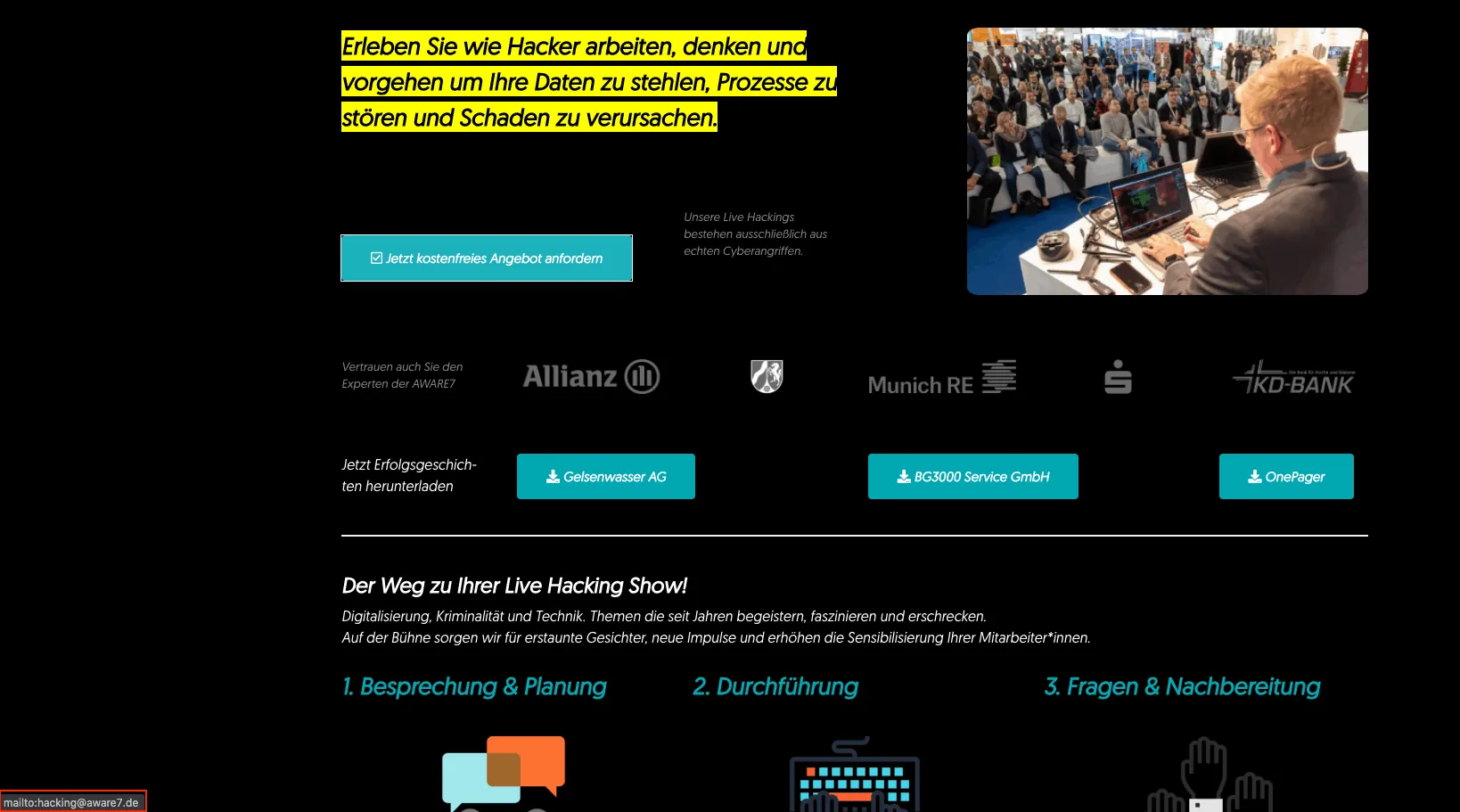 Mailto-Link LiveHacking