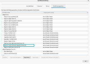 Root TLS Certificates in Firefox