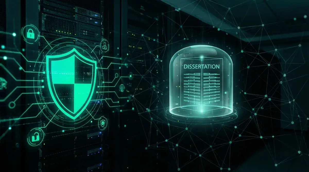 Die Arbeit einer Dissertation im Verhältnis zum allgemeinen Wissen! - Cybersicherheit und digitaler Schutz