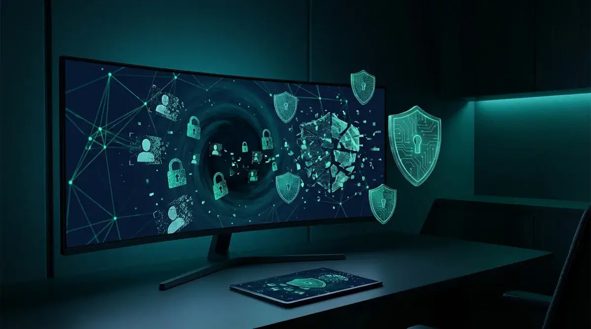 Facebookleak: Was bedeutet das für die Betroffenen? - Illustration eines Phishing-Angriffs mit verdaechtiger E-Mail und Warnsignalen