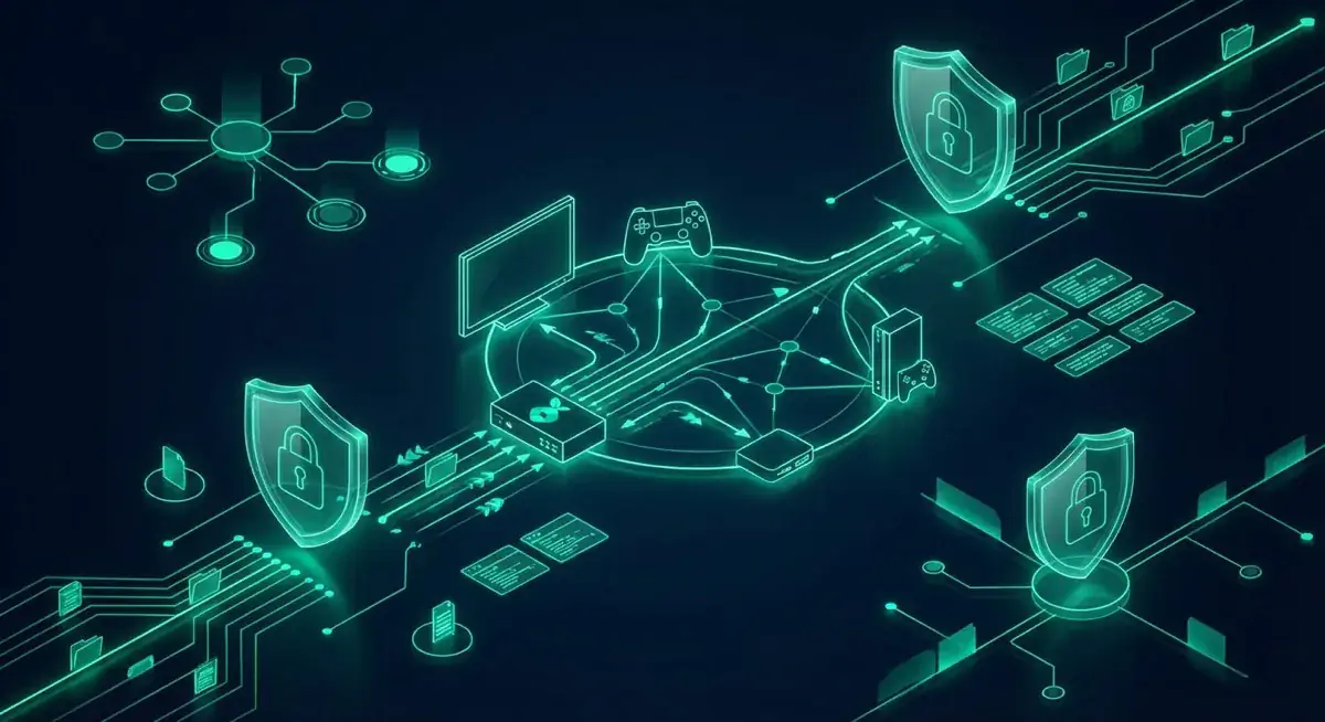 Hardcoded DNS Server in Smart TV und Spielekonsolen! - Illustration zu IT-Sicherheitsbewusstsein und Mitarbeiterschulung