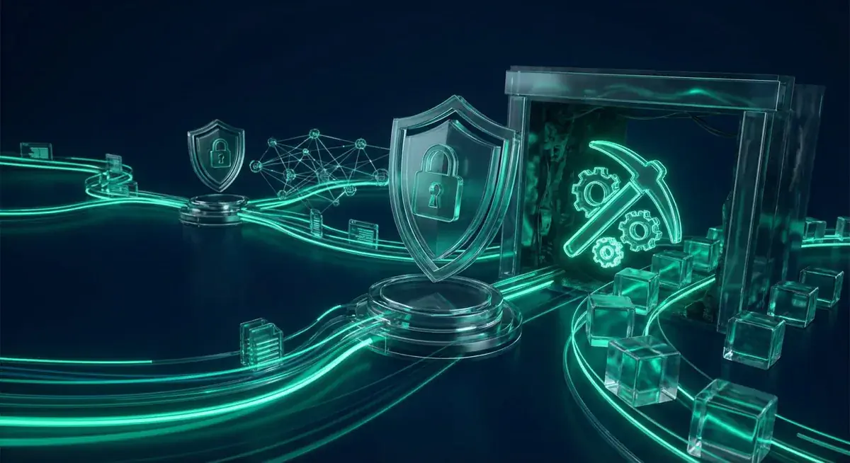 Was ist Crypto Mining und wie sicher ist es? - Illustration zu IT-Sicherheitsbewusstsein und Mitarbeiterschulung